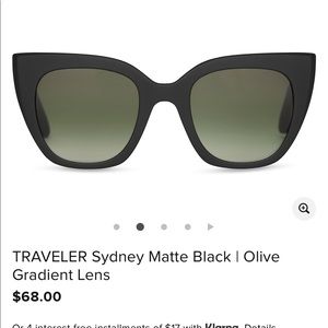 Toms Sydney matte sunglasses. Brand new with case